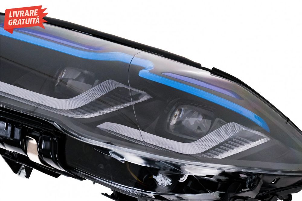 Faruri Full LED BMW F10 F11 5 Seria (2011-2013) cu Xenon Conversie la