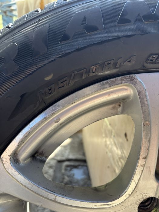 Титановые диски с шинами  14 размер