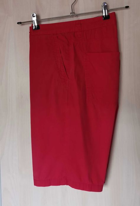 Pantaloni scurți bermude Tom Tailor Slim Jim rosii marimea 33