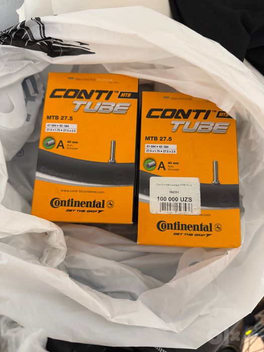 Продам велосипедные камеры Continental MTB размер 27.5