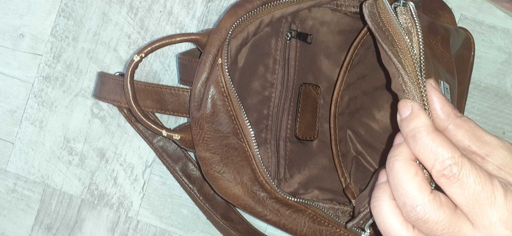 Rucsc din piele maro