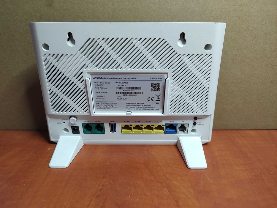 Router internet Zyxel VMG8623-T50B Wireless AC1200 Ethernet