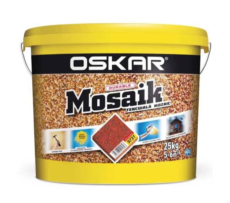 Vând 20  găleți mozaic + amorsă