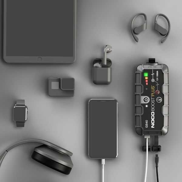 Литиево-йонно стартово устройство, Бустер  NOCO GB40 Boost PLUS 1000A