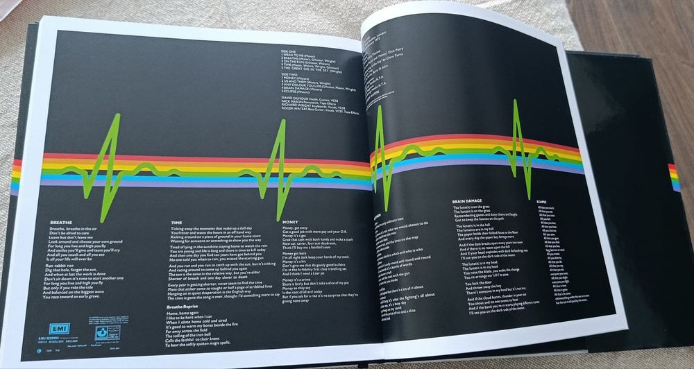 Юбилейнo издание 50та год. " The dark side of the moon"  Pink Floyd