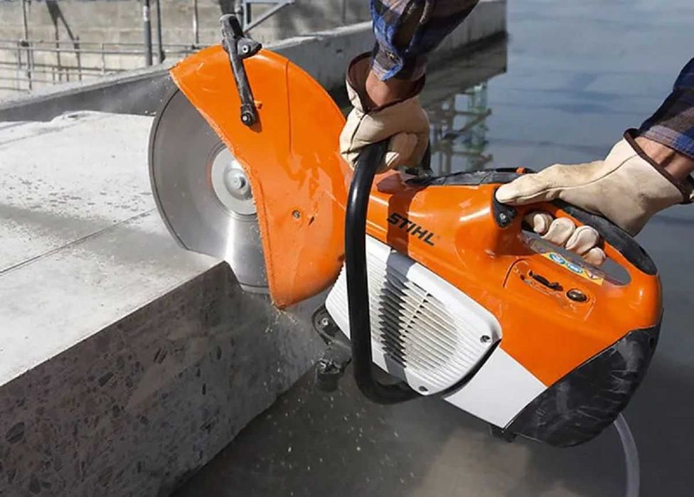 STIHL TS 420 бензорез — бетон, тош, асфальт ва металл кесиш учун