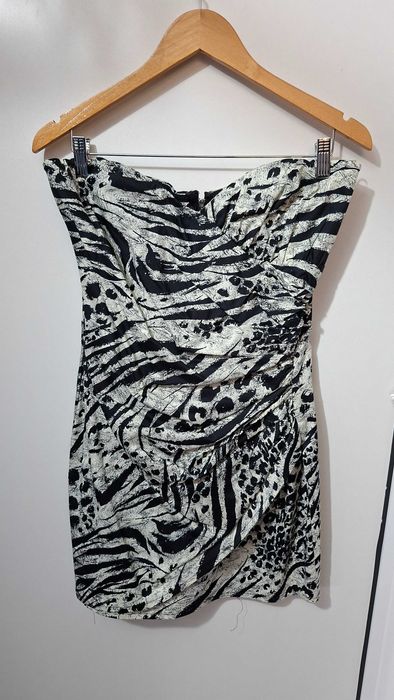 Lipsy London рокля с  бюстие и животински принт и набори EU 40