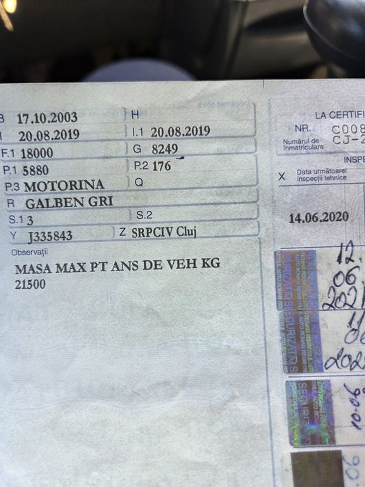 vând iveco 18 to