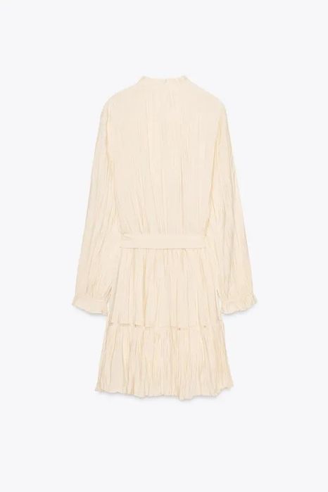 Рокля Zara слонова кост