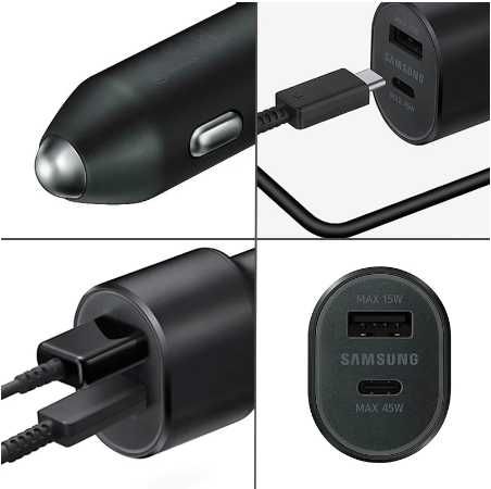 Incarcator Auto  Samsung Super Fast Charge +Cablu Super Fast 60W