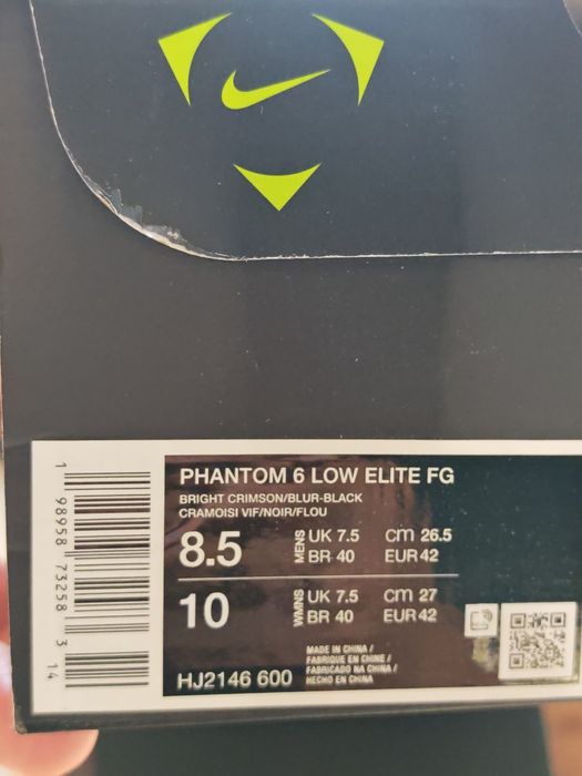 Nike Phantom 6 low elite fg