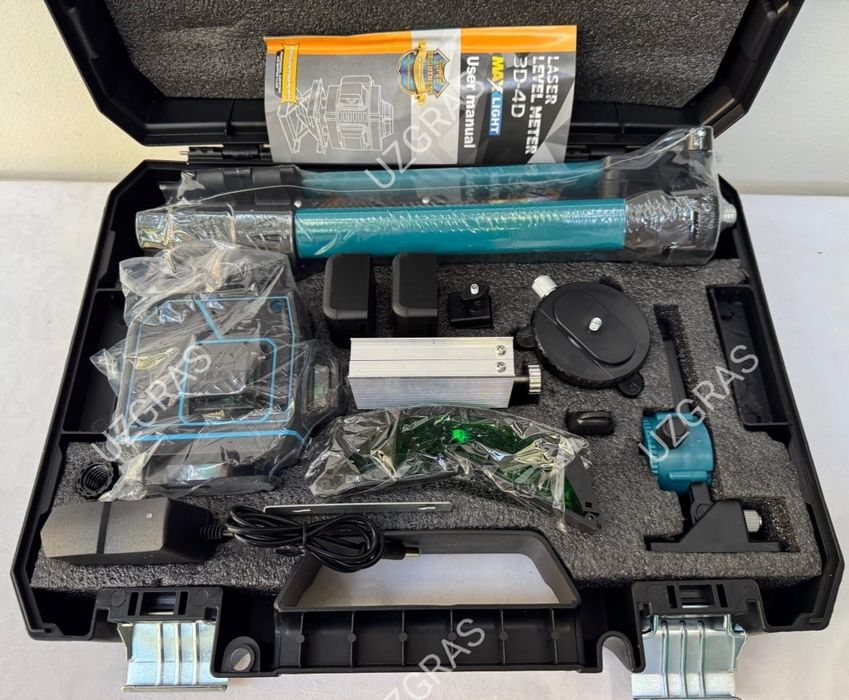 Бепул доставка 16 линия лазерный уровень нивелир 4D 360⁰ makita4/16