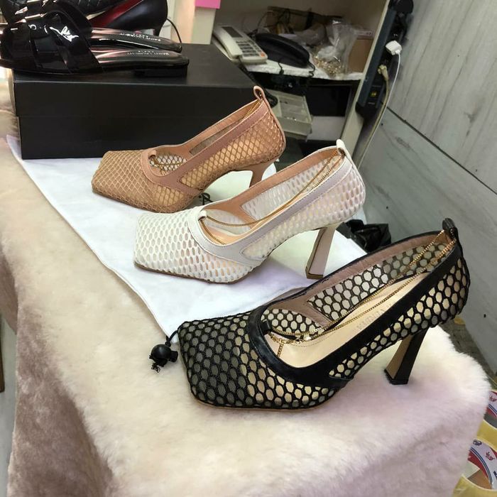 Pantofi Bottega Veneta-piele naturală 100% /cutie saculet aferent bran