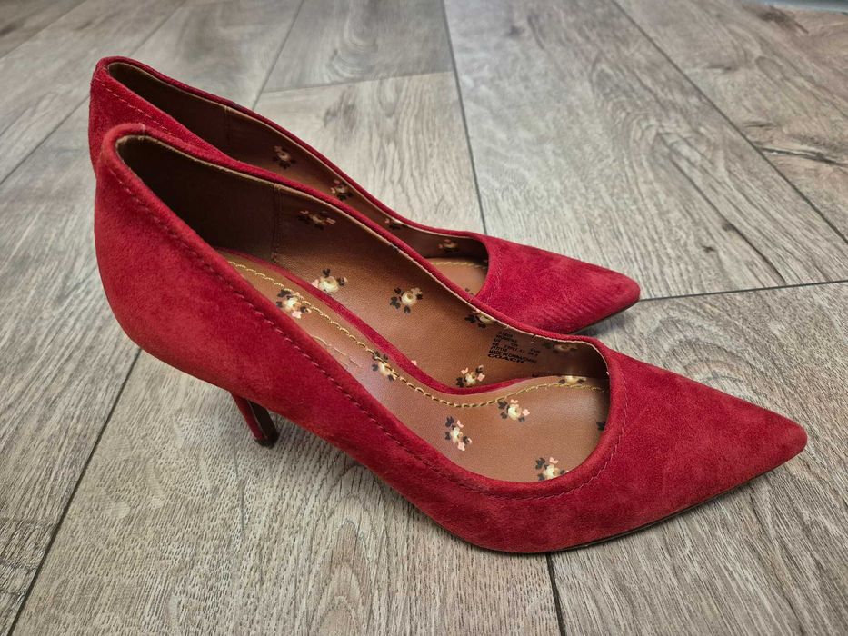 Велурени обувки Coach, 36