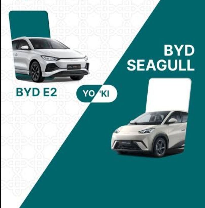 Yangi BYD moshinalarini sotiladi arendaga