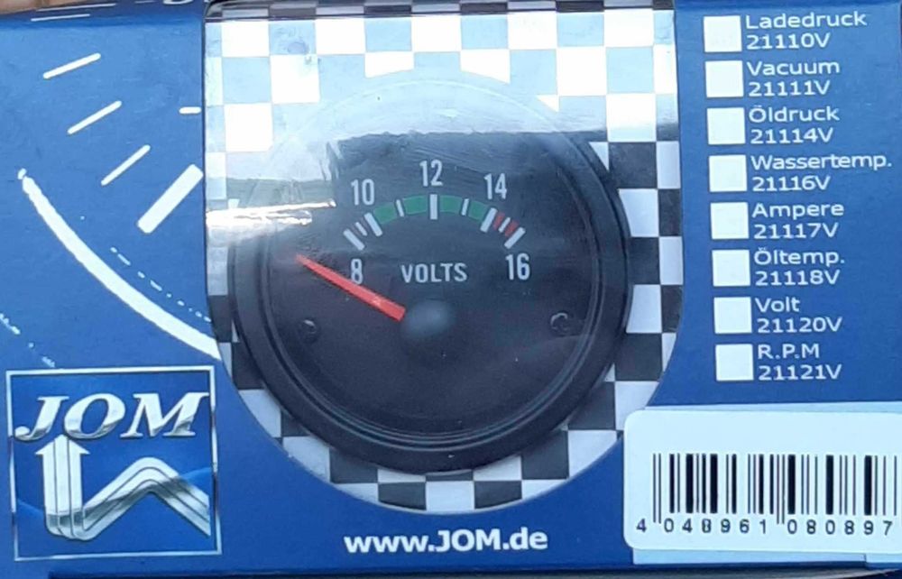Manometru model YoungTimer Voltmetru