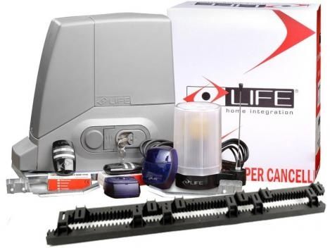 Пълен комплект автоматика за плъзгаща врата - Life Acer R DL 400 кг. +