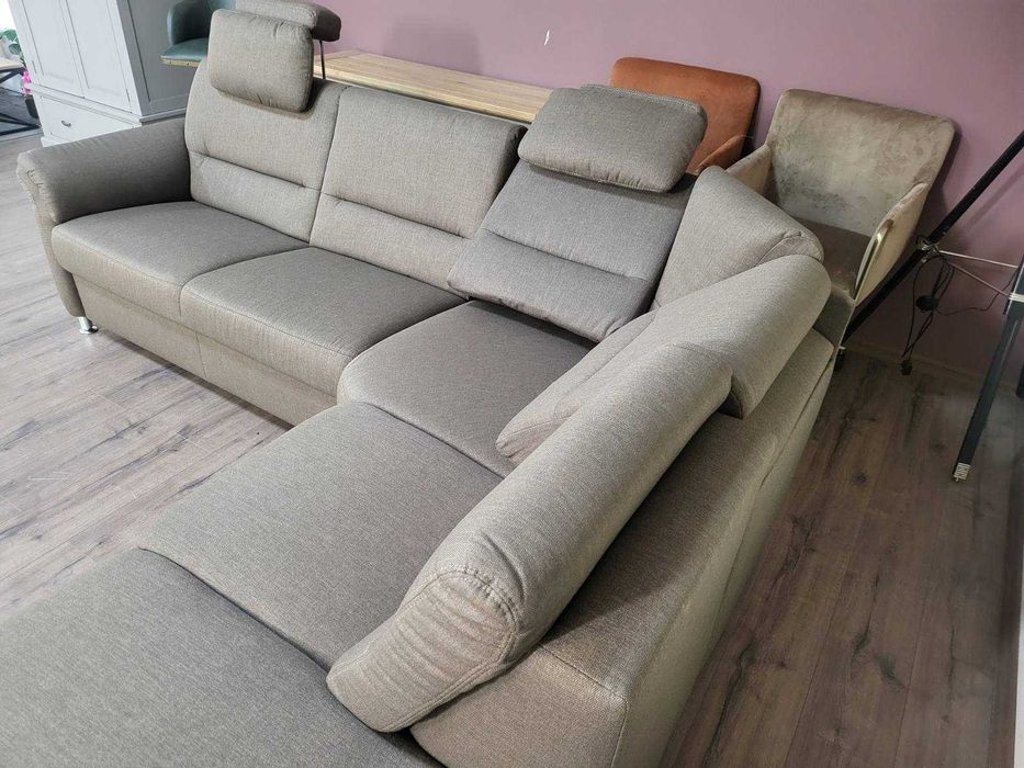 ПРОМОЦИЯ!!!Светло кафяв ъглов диван от плат