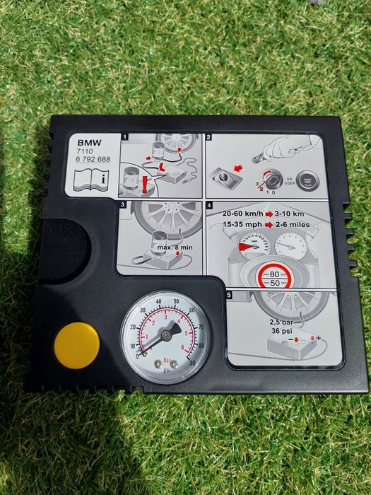 Нов компресор  BMW за помпане и поправка на гуми