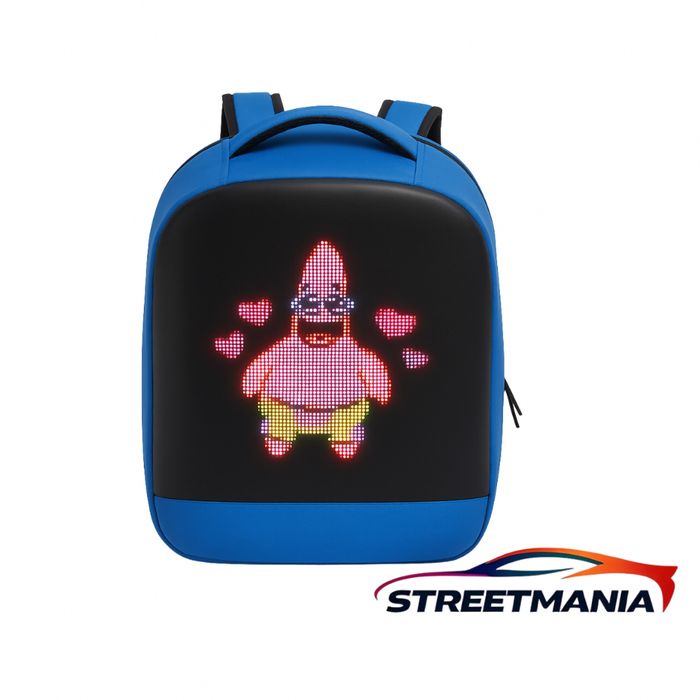 Смарт LED раница Wi-fi приложение Pixel ученическа, лед , мото мотор