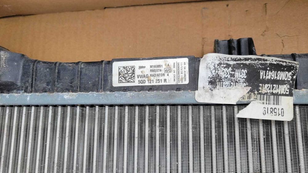 Воден радиатор 5QD121251R за VW Golf 7 2013 до 2017 двиггател 1.4ТSI