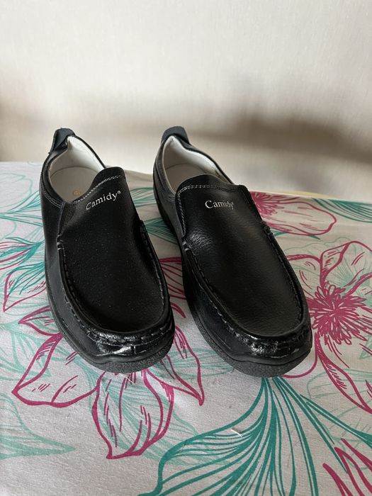 Подростковые кожаные туфли