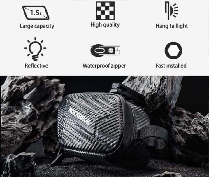 Borseta geanta impermeabila Rockbros sub sa bicicletă sea 1.5 l mtb