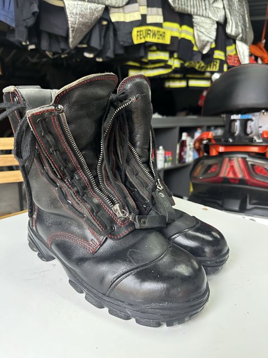 Cizme piele bocanci protectie pompieri germania ews awg svsu isu