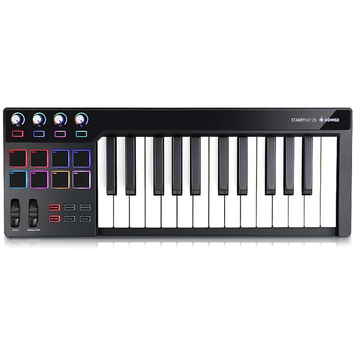 Midi-клавиатура Donner starrykey 25 НОВАЯ