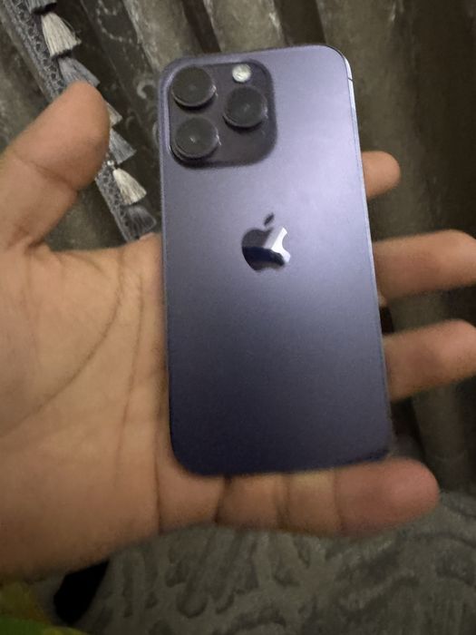 14 pro ideal  telfon karopka bor 128 gb ochilmagan tel abmen 17 proga