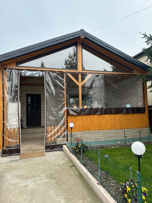 Folie transparentă pentru terasă