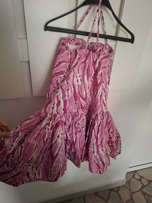 Розова лятна рокля, нова.