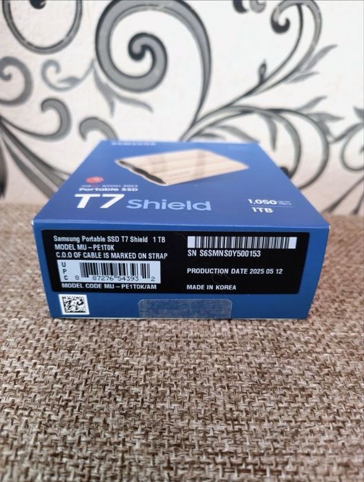 SSD Samsung T7 Shield 1 Tb