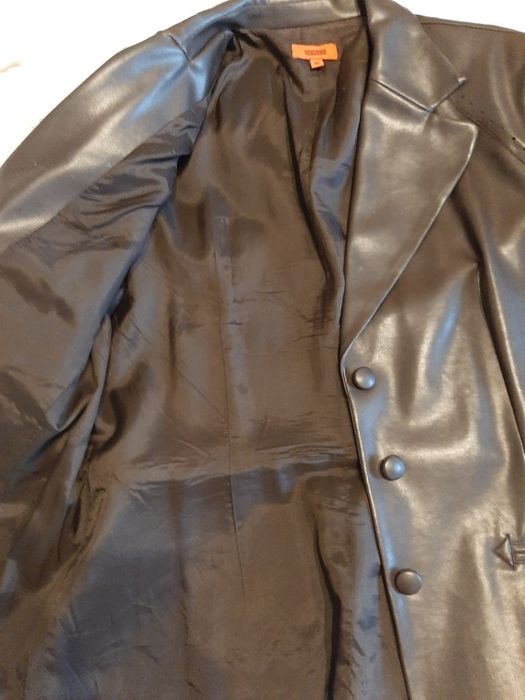 Costum piele ecologica maro