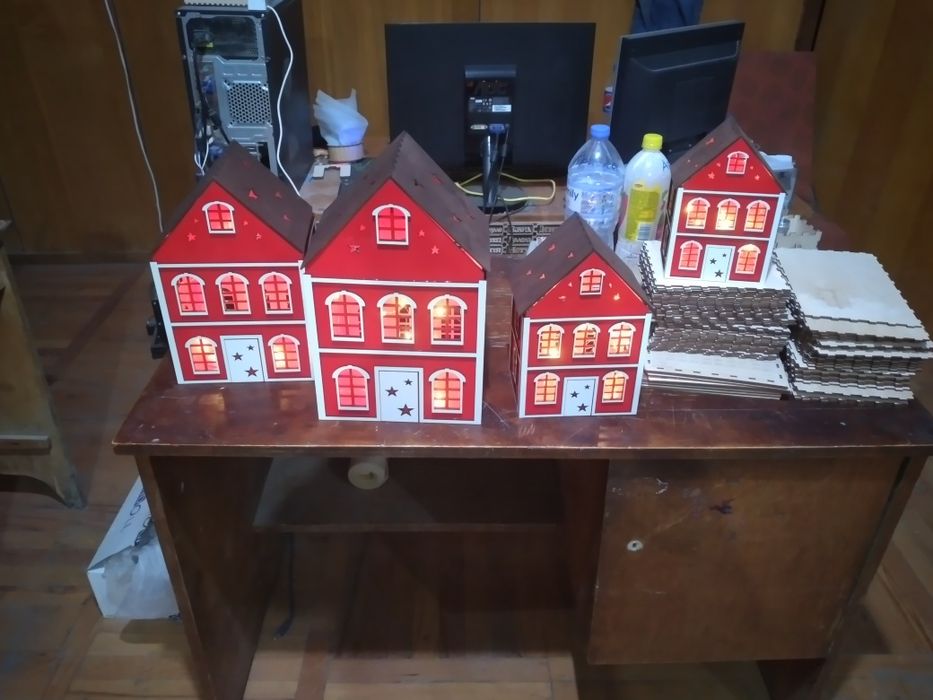 Домики на Новый год