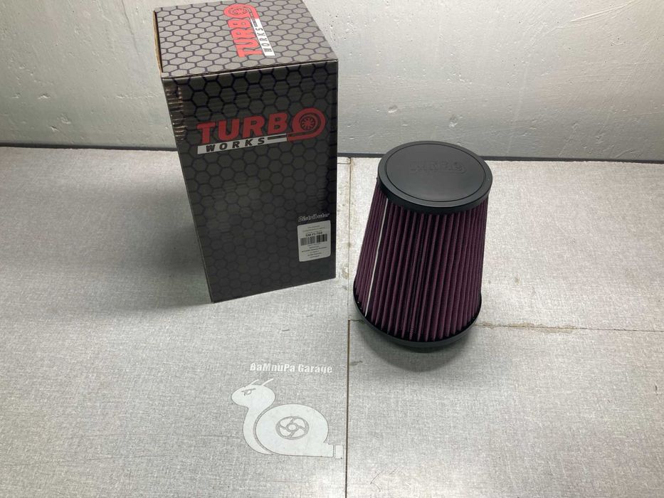 Конусен спортен филтър turboworks 76 89 102mm турбо универсален филтри