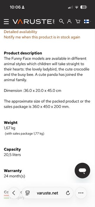 Troller Samsonite Bee pentru copii si ghiozdan scoala