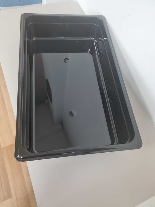 Гастронорм тавичка 1/1 х 100 мм, 1/1 х 65 мм черна