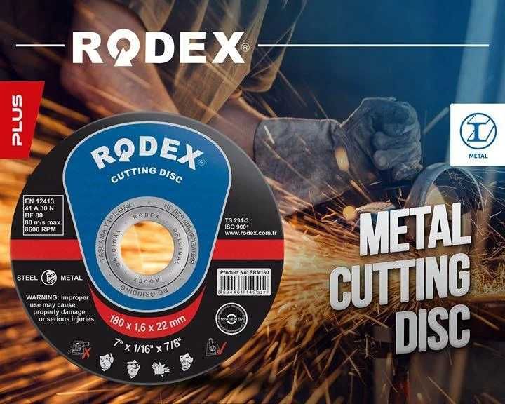 Отрезной диск по металлу 125 х 1,6 х 22,23 мм (RODEX)