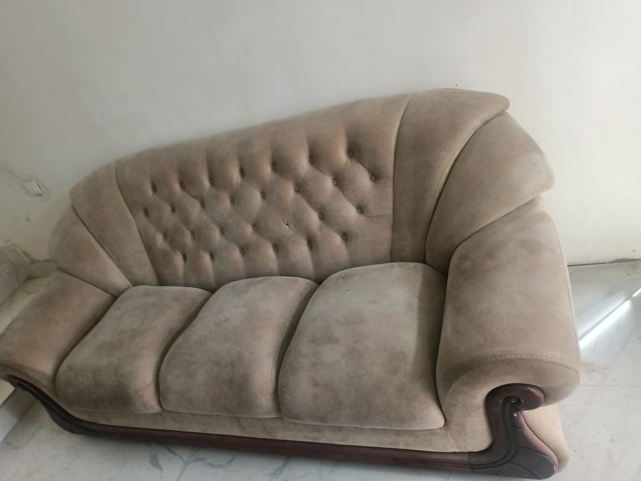 Диван угалок 3 штук один раскладной