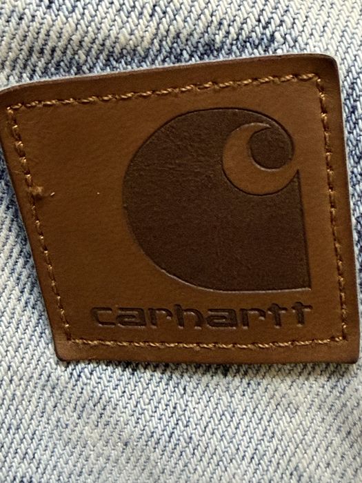 Carhartt WIP ‘’Marlow pant’’ дънки leather logo