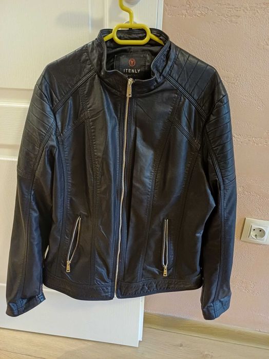 Ново кожено яке от изкуствена кожа