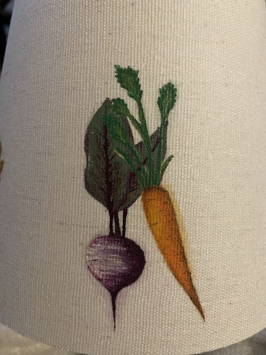 Ръчно рисувана лампа