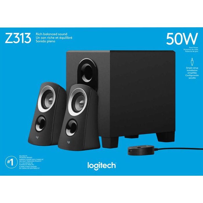 LOGITECH Z313 SPEAKER SYSTEM 50W  супер качества звучания!