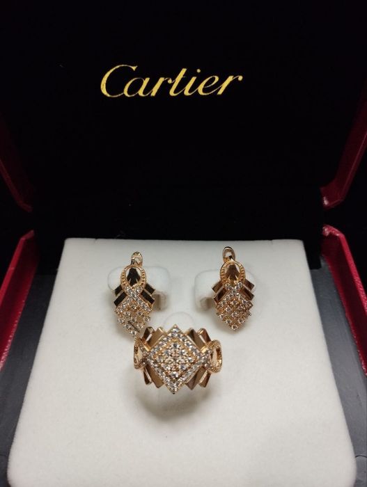 Tilla kopiya taqinchoqlar uzuk zirak braslet lar arzon ga