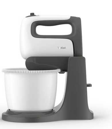 Mixer cu bol Tefal Prep'Mix+HT464138,500W,bol2.5Lauto-rotativ,5 trepte