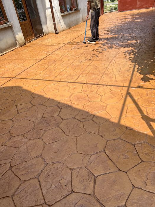 Beton amprenta si simplu