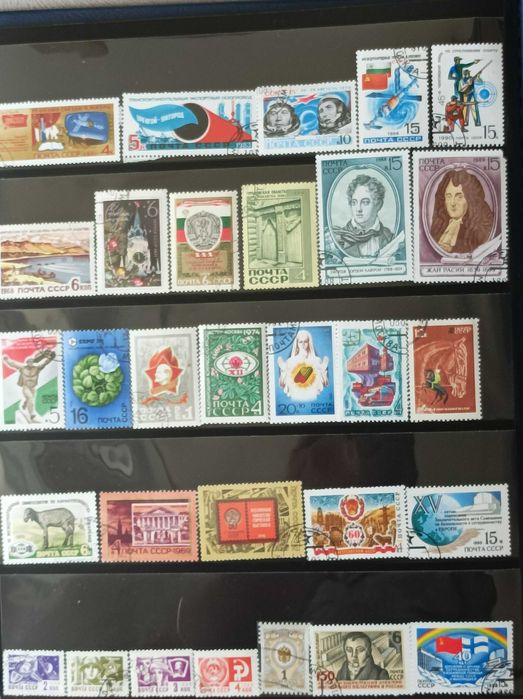 Колекция от 158  марки и Колекция Американски президенти и СССР
