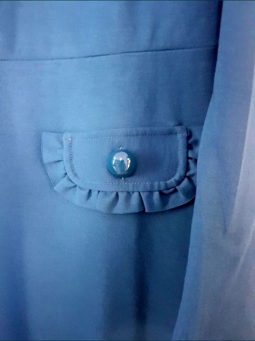 Платье бирюзового цвета