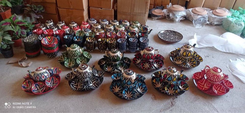 Milliy sopol choynak va piyola komlekti